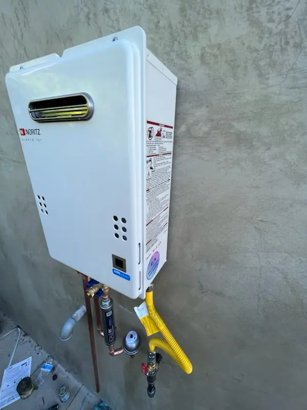 Tankless water heater installation for Natick homes
